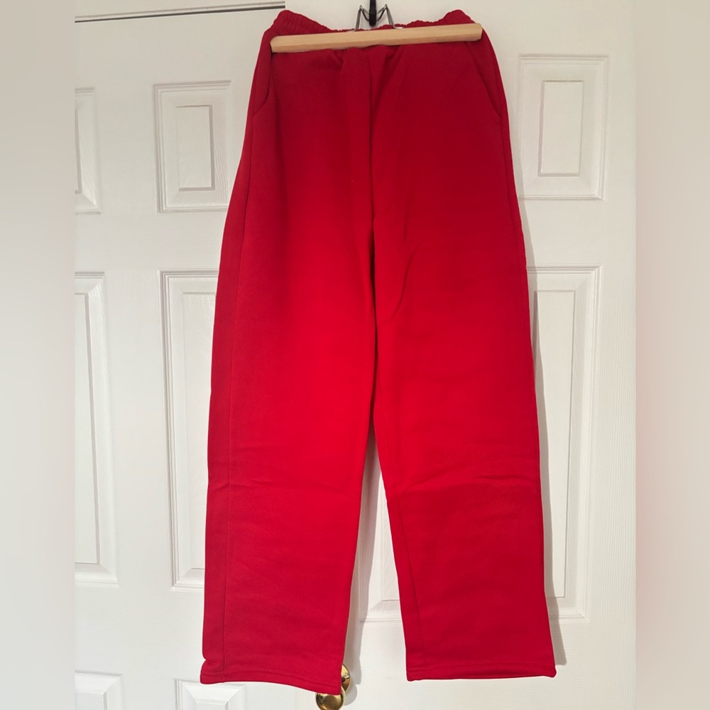 Red Sweatpants